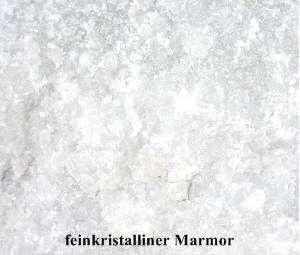 feinkristalliner Marmor