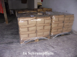 Kalksteinmehl in Papeirscken